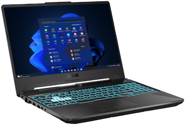 ASUS TUF Gaming F15 FX506HF-HN014 Core i5-11400H | 15,6''-144Hz | 16GB | 512GB | W11 | RTX2050 | czarny